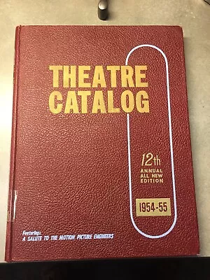 Theatre Catalog 1954-1955  Deco Movie Palace Drive In Speaker Outdoor Industrial • $349.99