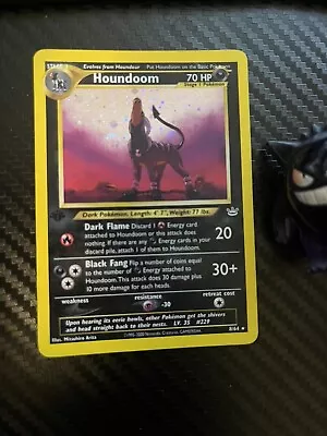 $199 • Buy First Edition Pokémon TCG Houndoom Neo Revelation 8/64 Holo Rare
