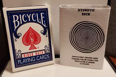 Hypnotic Deck - Bicycle Blue Deck - Close Up / Street Magic Trick • $11.95