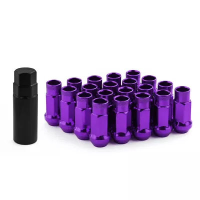 Muteki SR48 M12X1.5/1.25 48mm Extended Open Ended 20Pcs Lug Nuts Set Cone Seat • $58.59