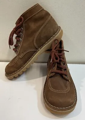 LNC KicKers Orilegend Brown Suede Ankle Chukka Boots Women's Size US 8.5  EU 39 • $59.99