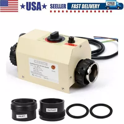 3KW 220V Electric Swimming Pool Water Heater Thermostat Bathtub SPA Heating Pump • $98.22