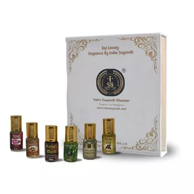 6 In 1 Attar Gift Set Combo Attar For Men Luxury Perfume Long Lasting 3ml Each • $26.99