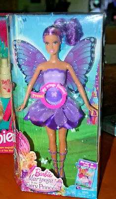 2012 Barbie Mariposa & The Fairy Princess Purple Fairy Doll-New In Box • $69