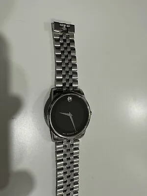 $900 Movado Museum Classic Silver Broken Band • $189