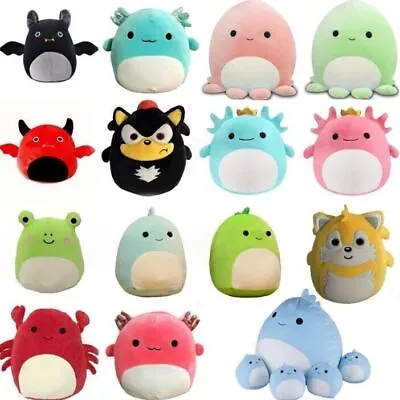 Squishmallows Doll Plush Toy Cushion Stuffed Pillow Cartoon Soft Toys Kids Gift • £10.78