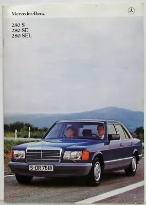 1981 Mercedes-Benz 280S 280SE 280SEL Prestige Sales Brochure • $35.71