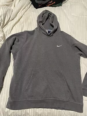 Nike Hoodie Men’s Gray Long Sleeve Pullover Size Xl • $20