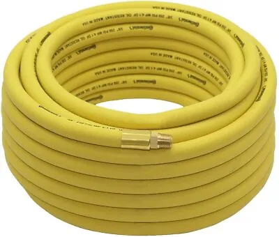 Yellow 3/8 X50' GoodYear/Continental Rubber Hose Air Tool Compressor Grease USA • $34.90