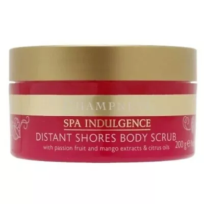 Champneys Spa Indulgence Distant-Shores BODY SCRUB 50ml Travel Size New - RARE • £4.95