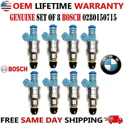 BOSCH #0280150715 Fuel Injectors For 1987-1991 BMW 325i 2.5L V6 Set Of 8 (8pcs) • $179.60