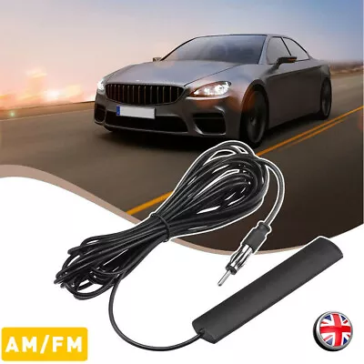 Interior Car Mount Hidden Amplified Antenna Electronic Stereo Radio AM/FM Aerial • £7.99