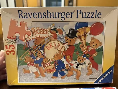 Ravensburger 35 Piece Jigsaw Puzzle Complete 1995 Adrienne Samuelson Teddy Bears • $17.99