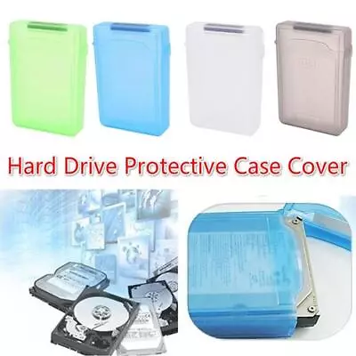 3.5  Practical Plastic SATA HDD IDE Hard Drive Storage Case 1 Box UK • £4.40