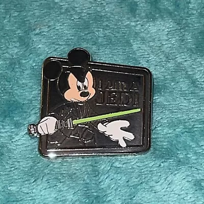 Star Wars Mickey As Luke Skywalker Disney Pin Character Quotes “I Am A Jedi’ • $31.10