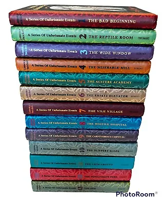 £35.99 • Buy A Series Of Unfortunate Events Book Set Lemony Snicket Collection 1-13 Complete