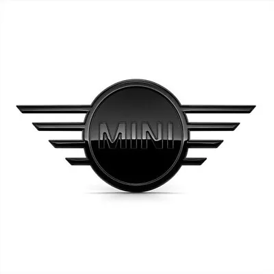 Genuine Mini Cooper Black Wings Logo Front Emblem F55 F56 F57 51149880863 • $41.95