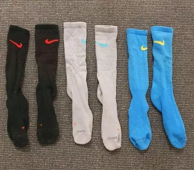 🔶️3 Vintage Nike Mens Womens Unisex Dri-fit Socks Running Training Jordan #2 • $29.99