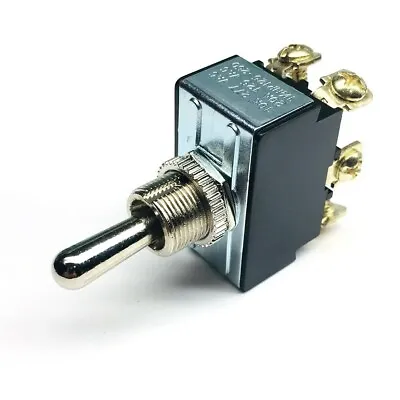 NEW Heavy Duty Bat Handle 20A 125V AC Toggle Switch DPDT Momentary (On) Off (On) • $11.95