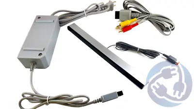 Nintendo Wii Complete Hookup Kit AV Cable Power Supply Sensor Bar Console Bundle • $14.99