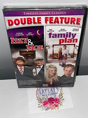 Izzy And Moe/Family Plan DVD 2010 Double Feature Tori Spelling Art Carney NEW 25 • $9.98