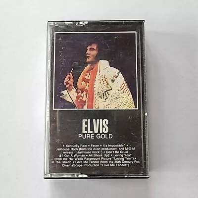 ELVIS PRESLEY - PURE GOLD Cassette Tape 1975 RCA Best Buy Series • $6.99