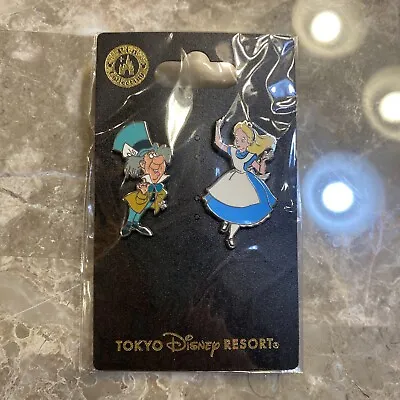 Tokyo Disney Resort Alice And Mad Hatter 2 Pin Set TDR • $19.99