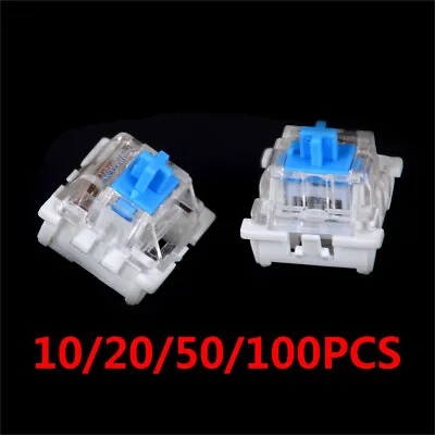 10-100Pcs For Cherry MX Mechanical Switch Keyboard  Blue 3 Pin RGB Replacement • $23.09