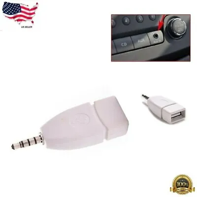1× 3.5mm Male AUX Audio Plug To USB 2.0 Female Converter Adapter Jack Car MP3  • $2.99