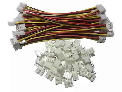 20 SETS JST PH 2.0MM 3 Pin Female Double Connector With Wires 100MM 1007 26AWG • $13.99