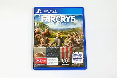 Like New FAR CRY 5 Video Game For Playstation 4 PS4 • $39