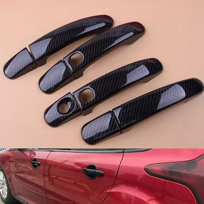 Door Handle Cover Fit For Ford Focus 2012-2018 Carbon Fiber Style Accessories Tm • $29.35