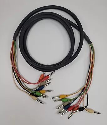 HOSA  1/4  TS To 1/4  TS 8-Channel Audio Recording Snake - 10 Ft • $16