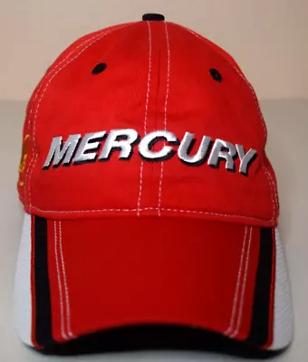 Mercury Outboards Pro Team Motor Guide Red Adustable Hat By Threads • $14.99