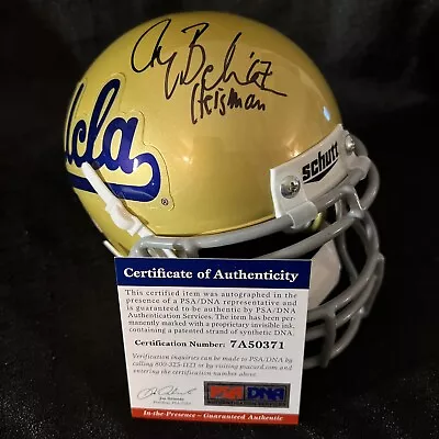 Gary Beban Signed UCLA Bruins Mini Helmet Heisman Inscription PSA CFBHOF Maxwell • $9.99