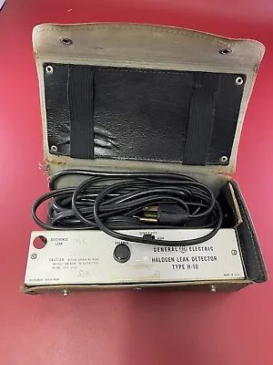 GE Halogen Leak Detector H-10 In Leather Case • $19.95