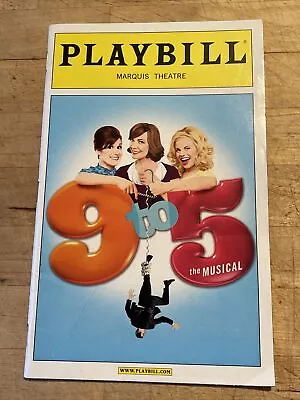 NINE TO FIVE Apr 2009 Broadway Playbill! STEPHANIE J BLOCK Megan Hilty +! 9 To 5 • $9.85