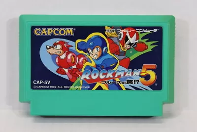 Rockman 5 / Mega Man Nintendo FC Famicom NES Japan Import US Seller F1025 • $19.49