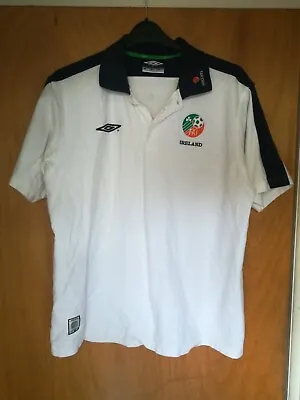 £9.99 • Buy Republic Of Ireland Umbro Large White Polo Shirt