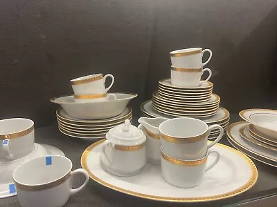 Gabbay Queen Victoria Dinner And Salad Set 33 PC + 6 Spares + 3 Freebies • $498