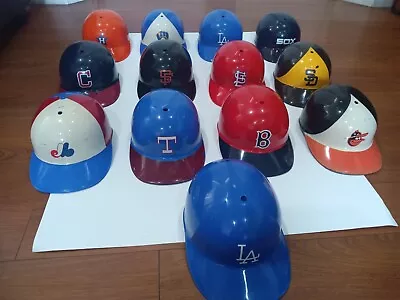 Lot Of 13 Vintage Laich Full Size 1969 MLB Plastic Batting Helmet Souvenir • $138.95