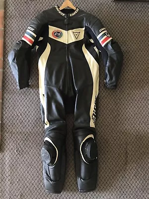 Dainese”JACK-F”Leather Motorcycle Road Racing Suit Track Day Leathers Eur 54 • $599