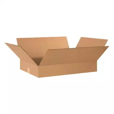 24 X 20 X 4  Flat Corrugated Boxes ECT-32 Brown Shipping/Moving Boxes 20 Boxes • $103.18