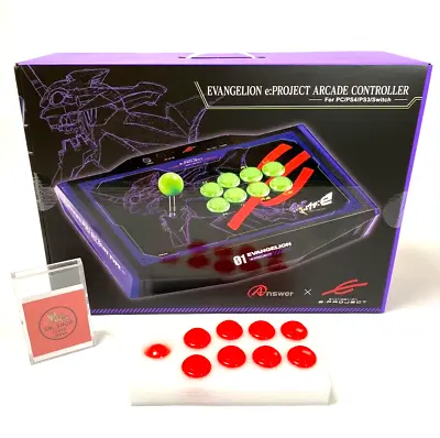 Answer EVANGELION E:PROJECT ARCADE CONTROLLER PC PS4 PS3 Switch Limited Benefits • $307.99