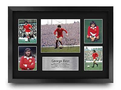 £29.99 • Buy George Best Manchester United Man U Printed Autographed Picture For Football Fan