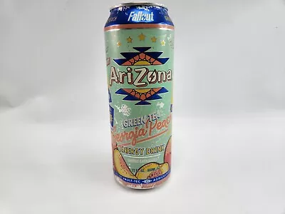 Arizona Fallout Green Tea Georgia Peach Energy Drink Can Vault-Tec 22oz • $39