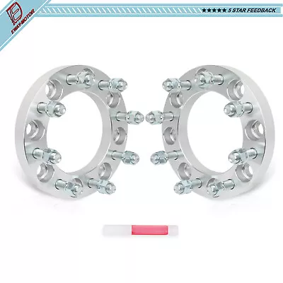 For Ford F250 F350 1988-1997 (2) 1 Inch 8x6.5 8x165.1 Wheel Spacers 9/16  Studs • $55.50