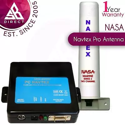 NASA Marine Navtex Pro Receiver With Series 2 Antenna│For Raymarine Chartplotter • £152.09