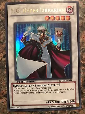 T.G. Hyper Librarian - JUMP-EN051 - Ultra Rare NM Yugioh • $26