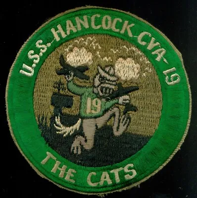 USN USS Hancock CVA-19 The Cats Patch JN • $15